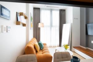 TV a/nebo společenská místnost v ubytování Busan Studio 202 + 4 fotografie