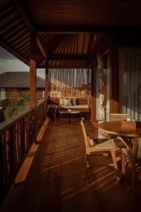Coin salon dans l'établissement Anna Villas by Sumba-Beach
