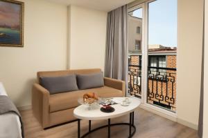 Balkón nebo terasa v ubytování Orka Taksim Apart Hotel