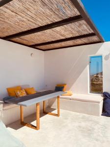 Posezení v ubytování Spiti su in Paros - Naousa Piscina Privata