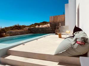 Bazén v ubytování Spiti su in Paros - Naousa Piscina Privata nebo v jeho okolí