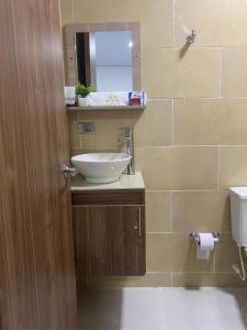 Koupelna v ubytování Hotel Pablo Jaraba Diaz