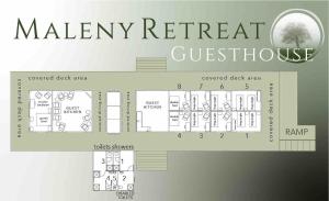 a diagram of a modern kitchen retreatswickavascript at Maleny Retreat - Pay 3 Stay 4 nights! First 3 bookings only! in Booroobin