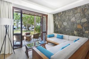 Area soggiorno di Kempinski Seychelles Resort