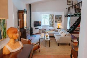 Χώρος καθιστικού στο Casa das Figuras