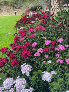 Jardín al aire libre en Hotel-Apartamento Rural Atxurra