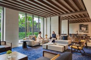 Posezení v ubytování Marriott Executive Apartments, Bangkok Townhall Sukhumvit