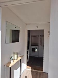 Kuchyň nebo kuchyňský kout v ubytování Ferienhaus am See (Rådasjön) + 18 fotografií