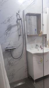 Kúpeľňa v ubytovaní Balaton Apartman