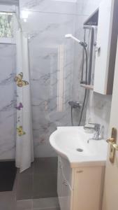 Kúpeľňa v ubytovaní Balaton Apartman