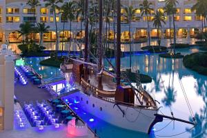 a large boat in the middle of a pool at Iberostar Grand Bavaro Hotel in Punta Cana