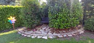 A garden outside Villa Azalea