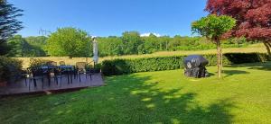 A garden outside Villa Azalea