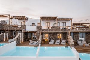Bazén v ubytování Alissachni Mykonos nebo v jeho okolí
