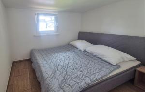 a bed in a small room with a window at 1 Bedroom Beautiful Home In Boruja in Boruja