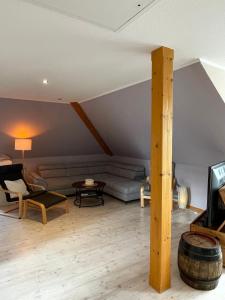 Posezení v ubytování Ferienwohnung Leah