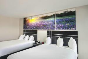 Postel nebo postele na pokoji v ubytování Days Inn by Wyndham Baytown TX