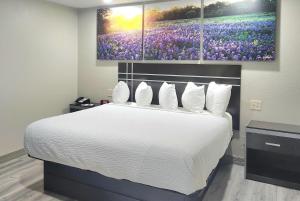 Postel nebo postele na pokoji v ubytování Days Inn by Wyndham Baytown TX