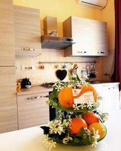 A kitchen or kitchenette at Apartment Inn