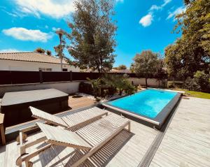 Πισίνα στο ή κοντά στο Villa Madeleine - Piscine et Jacuzzi