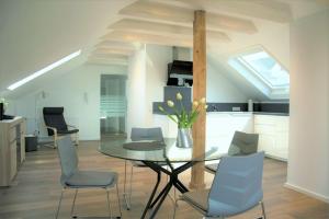 Posezení v ubytování Ferienwohnung Wahl