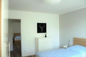 Postel nebo postele na pokoji v ubytování Ferienwohnung Wahl