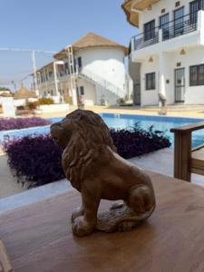 Ecolodge La Grande Tortue - Maison d'hôtes内部或周边的泳池