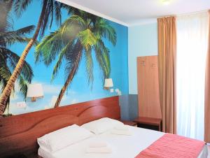Postel nebo postele na pokoji v ubytování Hotel Riviera Fiumicino