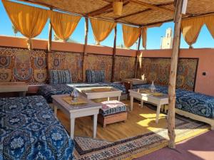 Posezení v ubytování Riad 4 Jardins & Spa