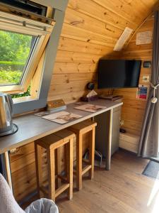 TV a/nebo společenská místnost v ubytování Bonny Wee Snug - Pod in Spean Bridge