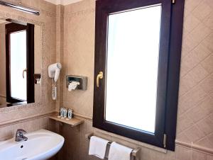 Koupelna v ubytování Hotel Riviera Fiumicino