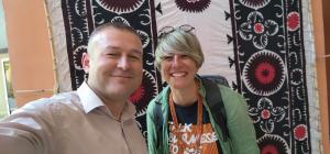 Os clientes hospedados em Sim-Sim Hostel