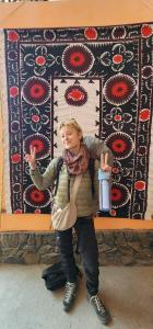 Os clientes hospedados em Sim-Sim Hostel