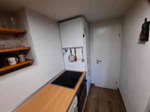 Kuchyň nebo kuchyňský kout v ubytování Ferienwohnung Tuniberg