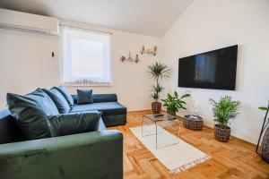 TV a/nebo společenská místnost v ubytování Apartment Tomislav + 26 fotografií