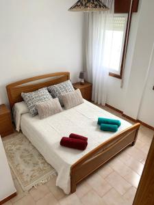 Ένα ή περισσότερα κρεβάτια σε δωμάτιο στο Apartamento Playa de Foz