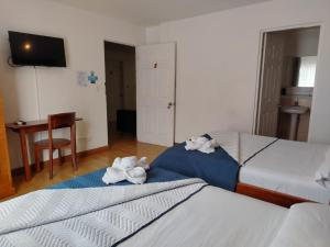 Katil atau katil-katil dalam bilik di Park View Hotel & Restaurant