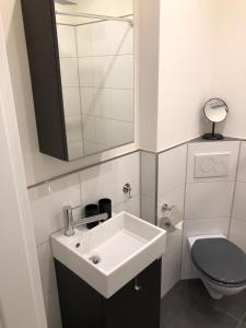 Ένα μπάνιο στο Apartments Ingolstadt Kleine Rosengasse