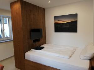 Ένα ή περισσότερα κρεβάτια σε δωμάτιο στο Apartments Ingolstadt Kleine Rosengasse +6 φωτογραφίες