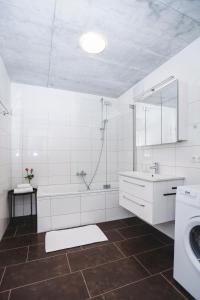 Koupelna v ubytování Terrassenwohnung 6