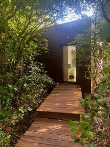 Zahrada ubytování La Canopée Private Ecolodges