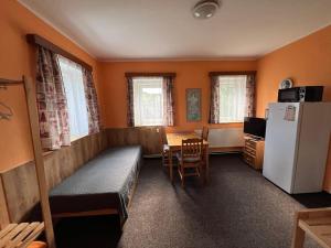 Kuchyň nebo kuchyňský kout v ubytování Apartmány Forest