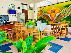 Restaurace v ubytování Eco Resort Kandy