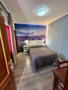 Posteľ alebo postele v izbe v ubytovaní Hostal imperio