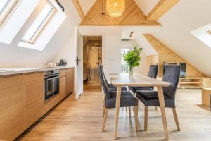 Kuchyň nebo kuchyňský kout v ubytování Apartament Skibówki View