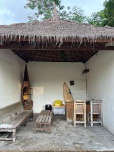Αίθριο ή υπαίθριος χώρος στο Gili Island Bungalow