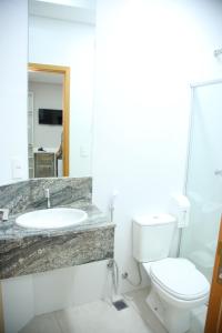 Koupelna v ubytování Ventura Hotel