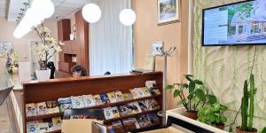 TV a/nebo společenská místnost v ubytování Hungarospa Thermal Hotel