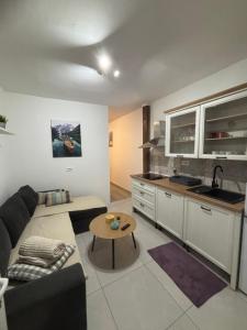 Kuchyň nebo kuchyňský kout v ubytování Apartman Rita