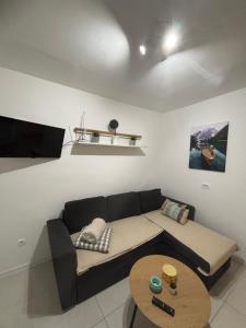 TV a/nebo společenská místnost v ubytování Apartman Rita